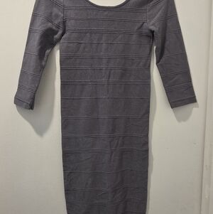 Women's Silver BodyCon Dress